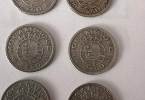 Colecção de moedas de 2,50 de Moçambique