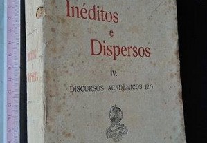 Inéditos e dispersos (IV - Discursos académicos - 2.°) - P. Luís Gonzaga Cabral