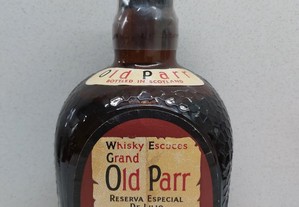 Garrafa de whisky Old Parr 50cl