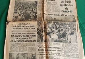 Jornal 1Janeiro FCP 19 Anos 1978