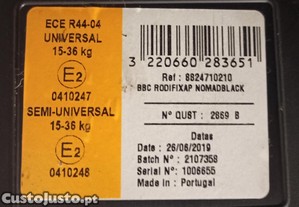 Cadeira auto Beb� Confort RODIFIX Nomad Black i-Size