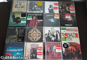 15 CDs novos e selados - �lbuns de 1962 a 2014 - Pop Rock Jazz Bossa +