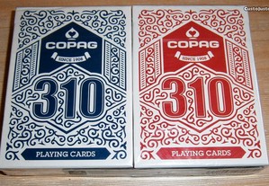 Baralho de Cartas Set - Copag 310 Blue and Red