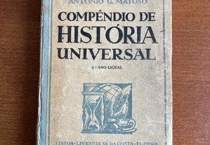 Compêndio de História Universal - António G. Matoso