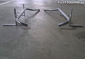 Suportes laterais para crenagens kart