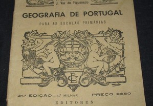 Livro Geografia de Portugal Colecção Educador 1960