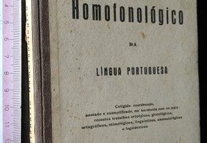Dicionário homofonológico da língua portuguesa - Augusto Pinto Duarte de Vasconcelos