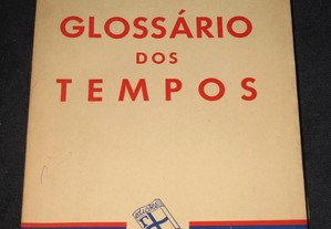 Livro Glossário dos Tempos António Sardinha 1ª ed