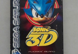 Caixa vazia jogo Sega Saturn Sonic 3D
