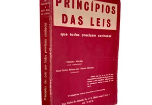 Princípios das Leis que todos precisam conhecer - Flamino Martins