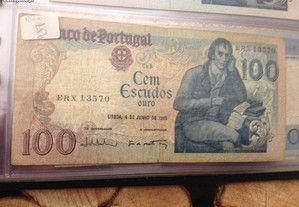 100$00 MANUEL M. Barbosa du BOCAGE Junho 1985. BEM Conservada (BC) ver fotos