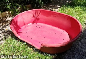 Cama de Cão Grande Vermelha