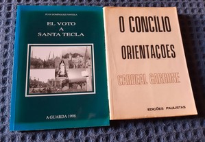 Obras de Juan Dominguez Fontela e Cardeal Garrone