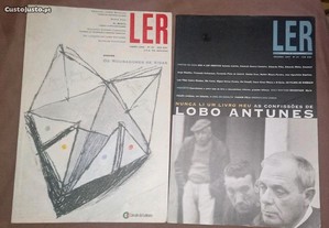 Revista Ler (dois volumes), António Lobo Antunes.