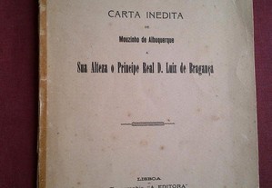 Entre Mortos-Carta Inédita Mouzinho Albuquerque/D. Luiz-1908