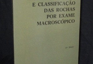 Livro Estudo e Classificação das Rochas por exame Macroscópico Joaquim Botelho da Costa