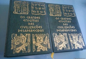 Os grandes enigmas das civilizações desaparecidas (2 volumes) - P. Ulrich