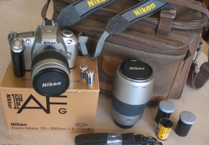 Nikon F55 AF + Minolta Maxxum 5000i + Objetivas + Zoom