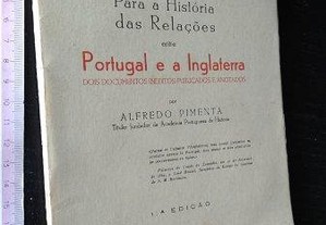 Para a história das relações entre Portugal e a Inglaterra - Alfredo Pimenta