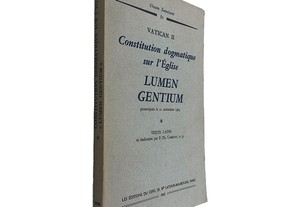 Constitution Dogmatique sur l'Église Lumen Gentium (Vatican II) -