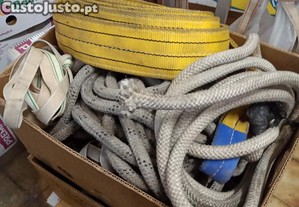 cordas profissionais e muito resistentes,