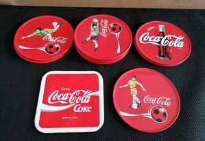 10 bases para copos da Coca Cola