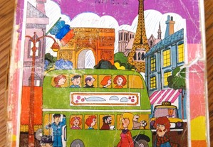 Conjunto de 7 Livros Escolares Antigos de Francês