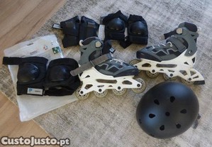 Patins em linha e acessórios proteção para criança