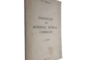 Introdução às Modernas Técnicas Comerciais - Luís Meneses
