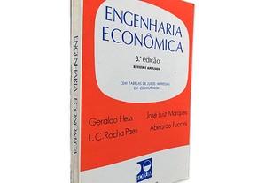 Engenharia Econômica - Geraldo Hess / José Luiz Marques