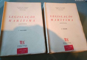 Legislação Marítima Anotada (I e II vols.) - Alcides de Almeida / Miranda Duarte