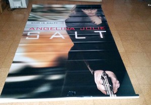Cartaz 1,52 m X 2,40 m do Filme "Salt" com A.Jolie
