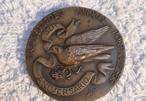 Medalha Comemorativa dos 50 Anos dos Transportes Aéreos Portugueses TAP
