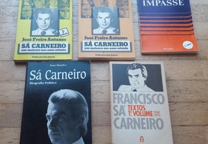 5 Livros de e sobre Francisco Sá Carneiro