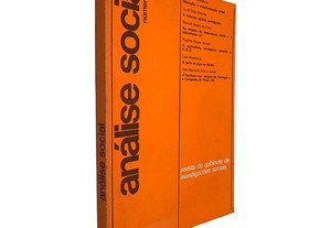 Análise Social (Segunda Série, N° 54, Volume XIV) - Revista Instituto Ciências Sociais Universidade Lisboa