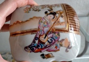 Caixa antiga porcelana Satsuma