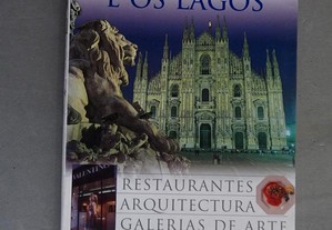 Livro guia turístico American Express Milão e os Lagos
