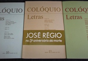 Colóquio Letras números 10 11 e 12 José Régio