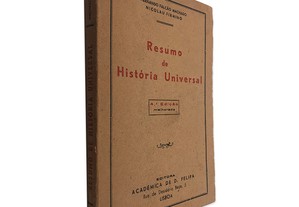 Resumo de História Universal - Fernando Falcão Machado / Nicolau Firmino