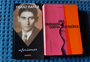 Obras de Franz Kafka e Marguerite Duras