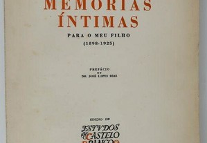 Memórias Intimas para o meu Filho (1898/1925)
