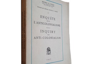 Enquête Sur L'Anticolonialisme (Inquiry on Anti-Colonialism) -