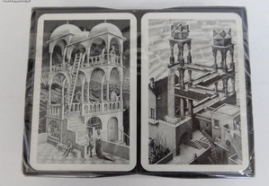Baralho de Cartas selado - Piatnik - M.C. Escher Up and Down