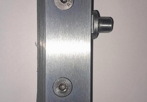 Pivot de fixação inferior de rotação da porta niquelado