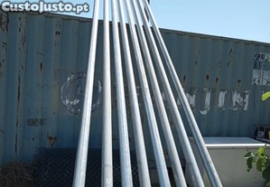 Poste Iluminao Ao Galvanizado Cnico