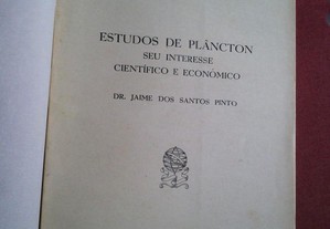 Jaime dos Santos Pinto-Estudos de Plâncton-1950