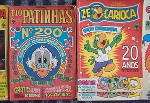 Revistas Disney Comemorativas (BR) - Disneylândia / Tio Patinhas / Zé Carioca / Pato Donald