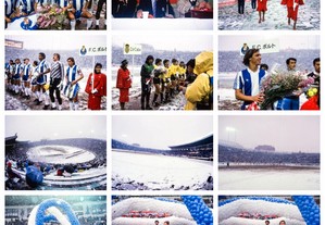 Lote de 44 fotografias do jogo FC Porto vs Peñarol (Taça Intercontinental 1987)