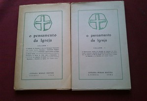O Pensamento da Igreja-Vols I/II-Liv. Morais Editora-1960/61