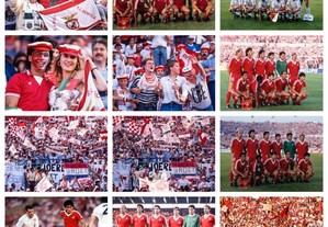 Lote de 72 fotografias do jogo Benfica vs PSV Eindhoven (Final da Taça dos Campeões Europeus 1988)